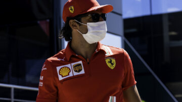 Carlos Sainz Ferrari Hungary 2021