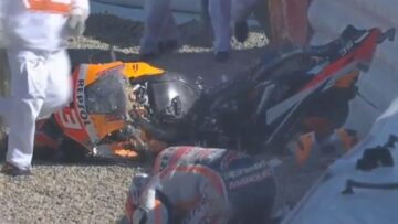 Video: Marquez declared fit after nasty crash in MotoGP