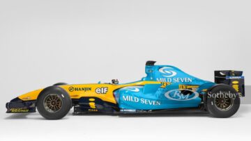 One of Alonso's iconic F1 cars to go up for auction