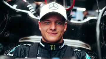 Mick Schumacher Mercedes 2023 test