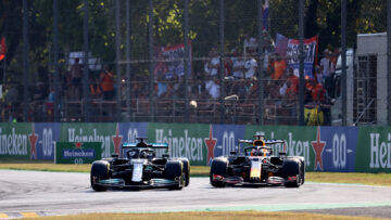 Verstappen Hamilton Monza crash