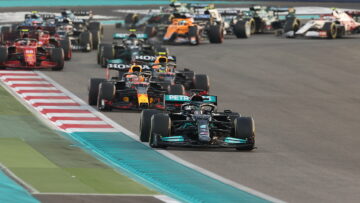 Hamilton Verstappen start Aub Dhabi