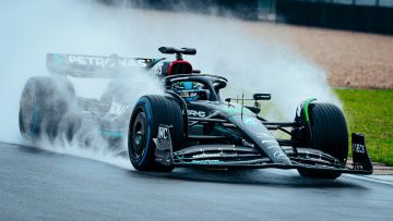 Video: Mercedes W14 hits the track for the first time!