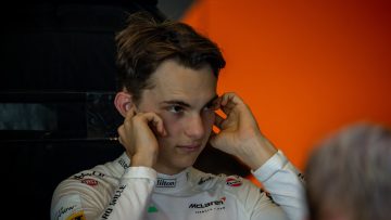 Piastri McLaren Test Abu Dhabi
