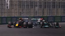 Verstappen Hamilton crash Saudi