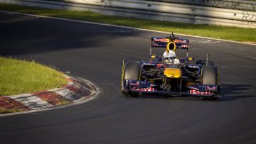 Vettel makes F1 return at the Nordschleife in 2011 title-winner
