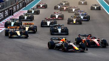Verstappen start Abu Dhabi 2023