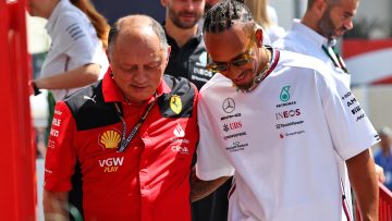 Vasseur plays down importance of Hamilton Ferrari talks