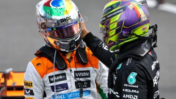Norris: 'A pleasure' to race against Hamilton