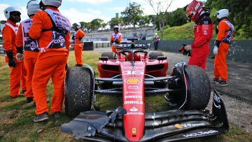 Leclerc in the dark over Ferrari formation lap failure