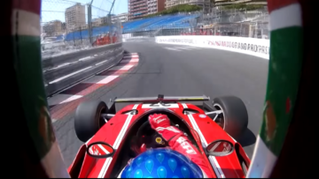 VIDEO: Onboard with Jean Alesi in Niki Lauda's Ferrari at Monaco